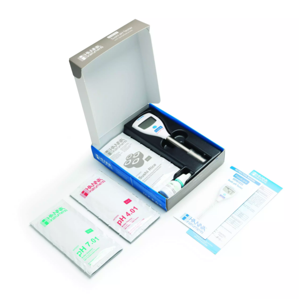 Medidor de Bolso Tester FoodCare de pH para Sushi | Hanna - INCOTERMINAS® HI981035 - Imagem 5